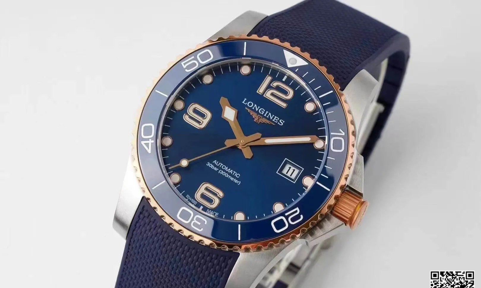 Longines Concas L3.781.3.98.9 ZF Factory 1:1 Best Edition Replica Watch Blue Bezel